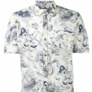 Disney × Gucci  Short-sleeve Sea Storm Donald Duck shirt 41 16